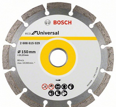 Алмазный диск Bosch Eco for Universal 150мм