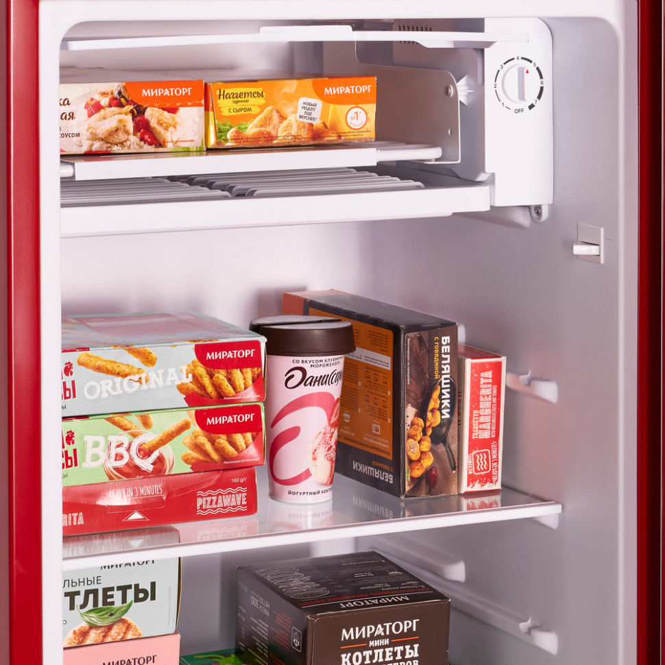 Однокамерный холодильник Maunfeld MFF83RR Однокамерный холодильник Maunfeld MFF83RR