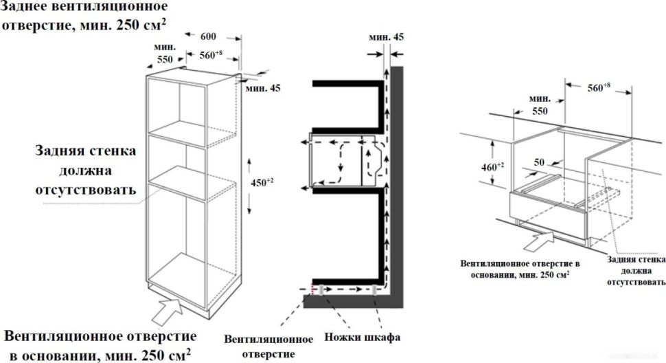 Духовой шкаф Weissgauff OE 449 PDB Black Edition