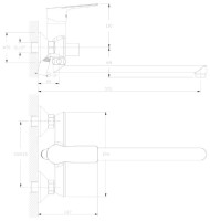 Смеситель Rossinka Silvermix RS27-33