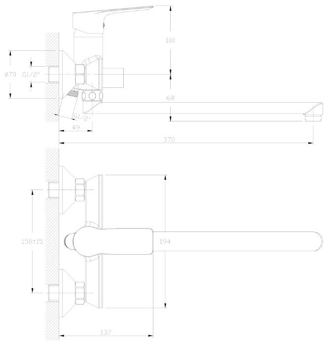 Смеситель Rossinka Silvermix RS27-33 Смеситель Rossinka Silvermix RS27-33