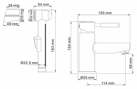 Смеситель Wasserkraft Main 4108 Смеситель Wasserkraft Main 4108
