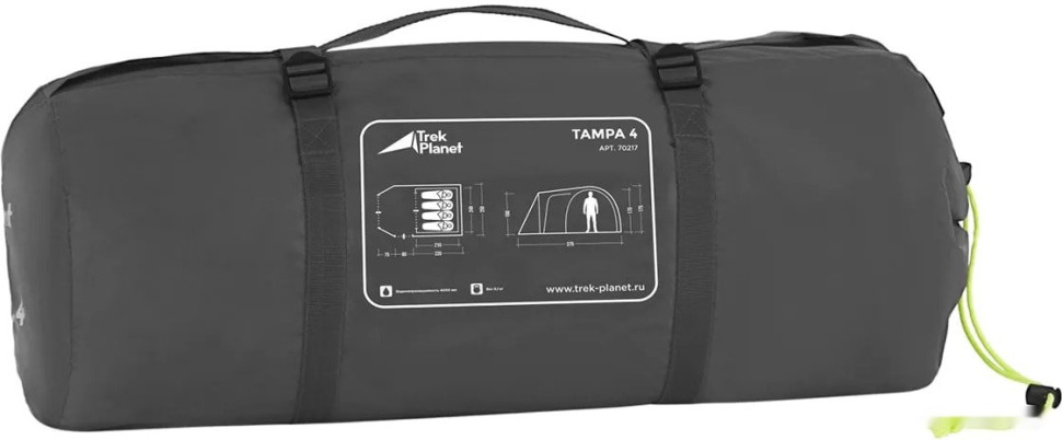 Палатка TREK PLANET Tampa 4 (зеленый) Палатка TREK PLANET Tampa 4 (зеленый)