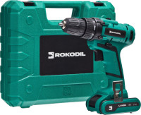 Дрель-шуруповерт Rokodil Twist 2 Pro (с 2-мя АКБ, кейс, оснастка)