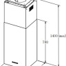Вытяжка Weissgauff Box 1400 Island BL