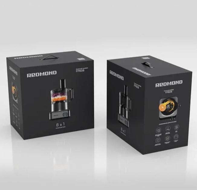 Кухонный комбайн Redmond FP608 (серый) Кухонный комбайн Redmond FP608 (серый)