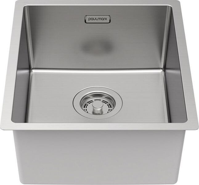 Кухонная мойка Paulmark Lassan 38 UNI LA38-BS (стальной/брашированная сталь) Кухонная мойка Paulmark Lassan 38 UNI LA38-BS (стальной/брашированная сталь)