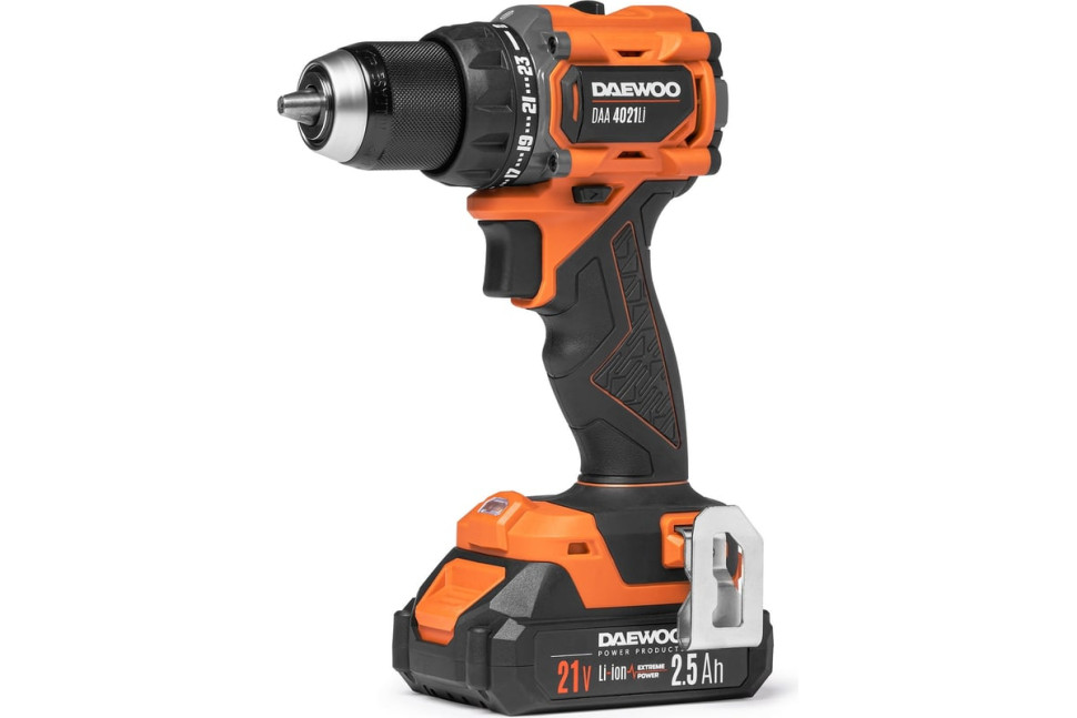 Дрель-шуруповерт Daewoo Power DAA 4021Li Set (с 2-мя АКБ, кейс)