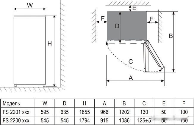 Холодильник Evelux FS 2201 DXN Холодильник Evelux FS 2201 DXN