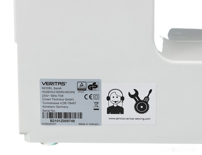 Электромеханическая швейная машина Veritas Sarah