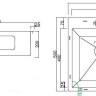 Кухонная мойка Basic CL DS Decor 45x50 (сатин, коландер, дозатор)