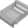 Кухонная мойка Basic CL DS Decor 45x50 (сатин, коландер, дозатор)