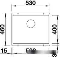Кухонная мойка Blanco Rotan 500-U (антрацит)