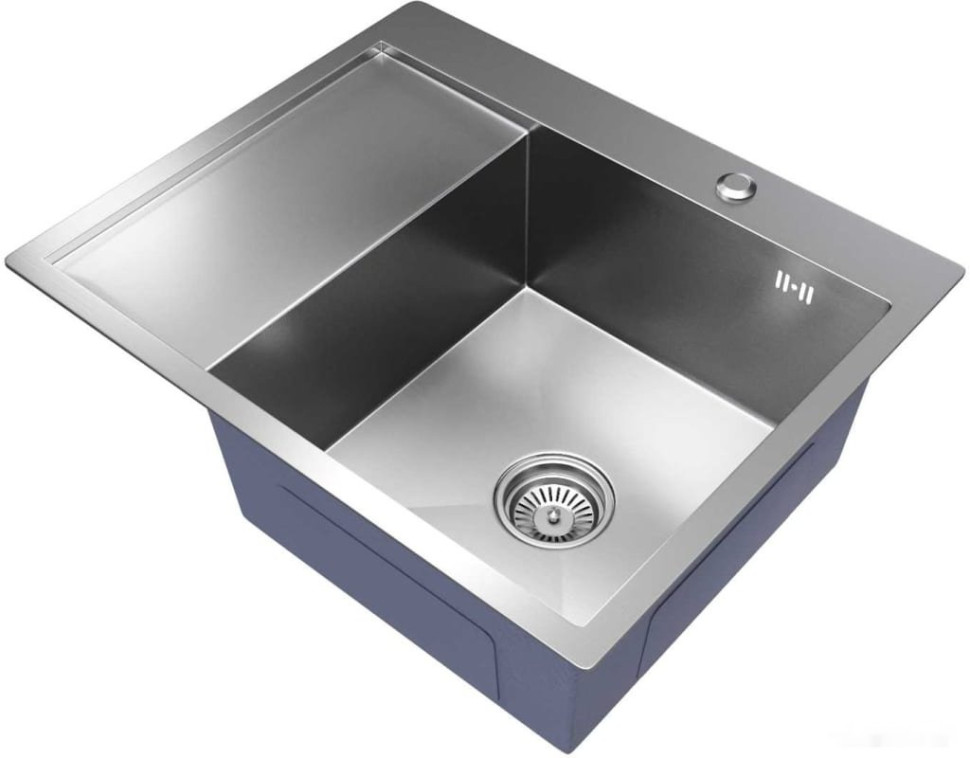Кухонная мойка Mixline Pro 551876 правый (сатин, с сифоном)