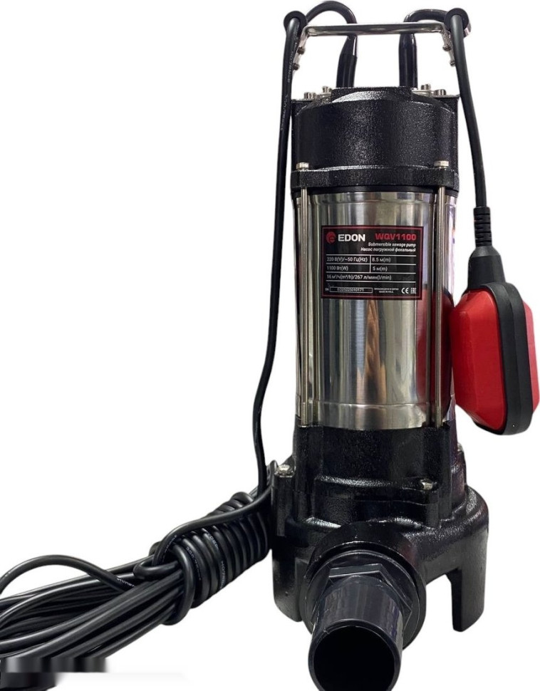 Фекальный насос Edon WQV1100 Фекальный насос Edon WQV1100