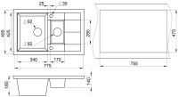 Кухонная мойка Granula 7802 (Шварц)