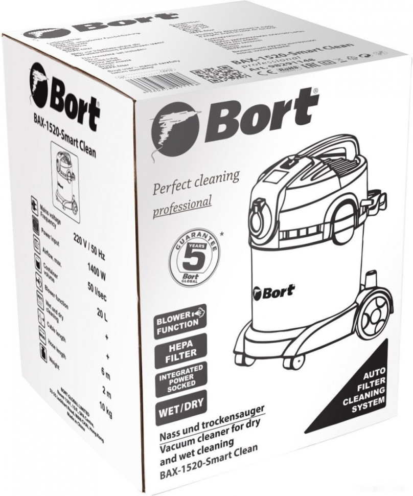 Пылесос BORT BAX-1520-Smart Clean