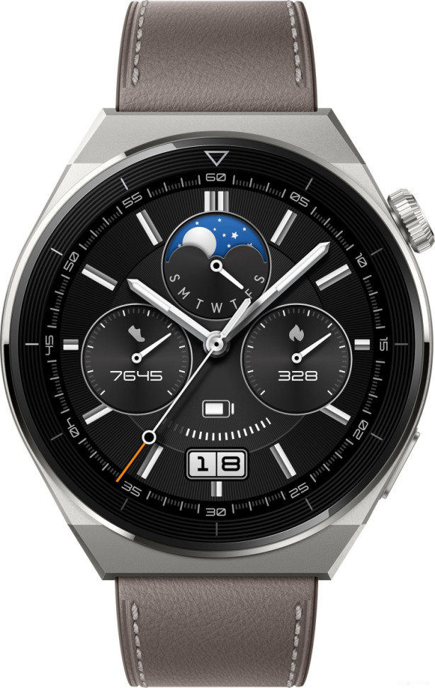 Умные часы Huawei Watch GT 3 Pro Titanium 46 мм (серый) Умные часы Huawei Watch GT 3 Pro Titanium 46 мм (серый)