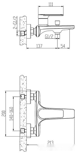 Смеситель ESKO Baku BK 54