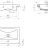 Умывальник Cersanit Moduo 60 S-UM-MOD60/1 + 63034