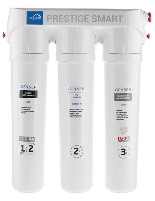 Система обратного осмоса Гейзер Престиж Смарт обратный осмос (бак 12 л) Система обратного осмоса Гейзер Престиж Смарт обратный осмос (бак 12 л)