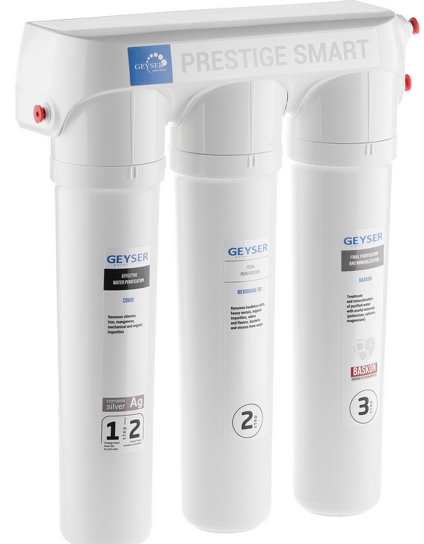 Система обратного осмоса Гейзер Престиж Смарт обратный осмос (бак 12 л) Система обратного осмоса Гейзер Престиж Смарт обратный осмос (бак 12 л)