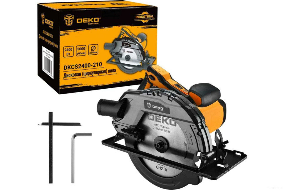 Дисковая (циркулярная) пила Deko DKCS2400-210