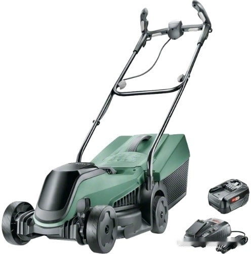 Колёсная газонокосилка Bosch CityMower 18 06008B9A00 (с 1-м АКБ и ЗУ)