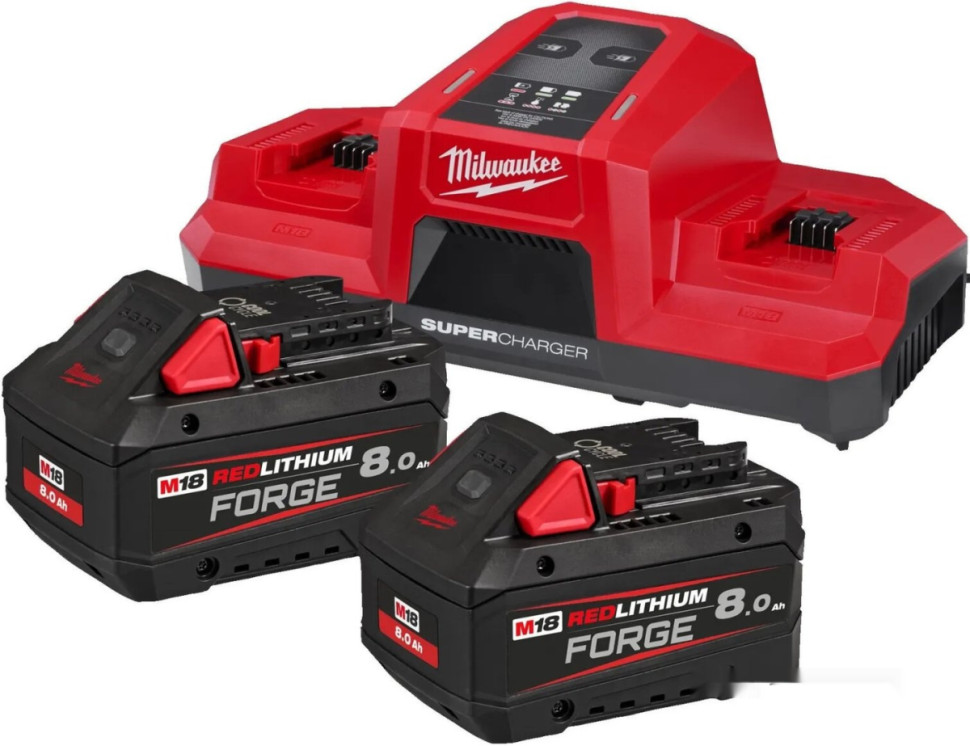 Аккумулятор для инструмента Milwaukee M18 FORGENRG-802DBSC 4933498616 (18В + 18В/8 Ач)