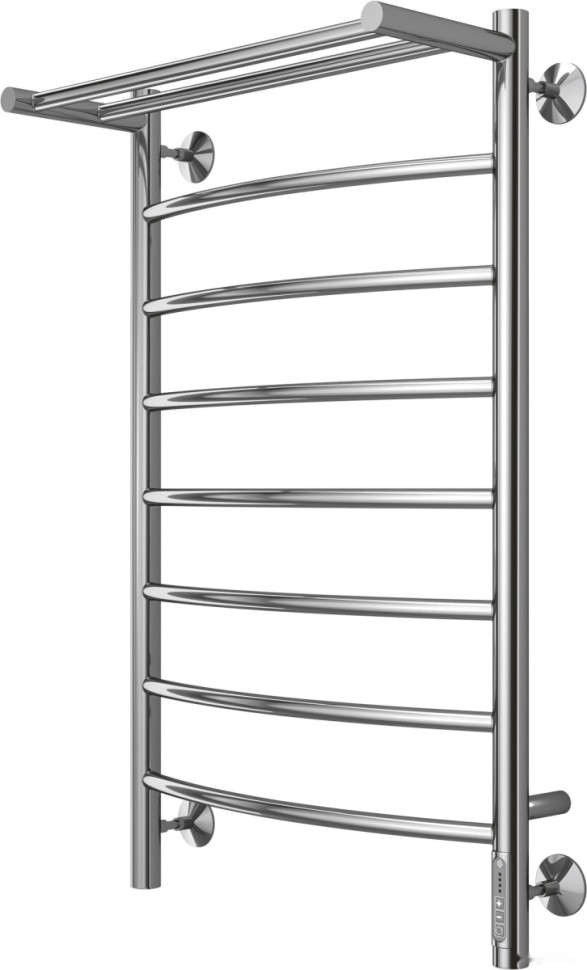 Полотенцесушитель Terminus Классик П8 500x850 с полкой нп электро (хром)