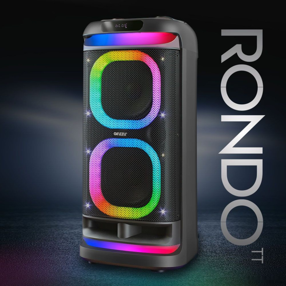 Патибокс (колонка для вечеринок) Ginzzu Rondo GM-115 Патибокс (колонка для вечеринок) Ginzzu Rondo GM-115
