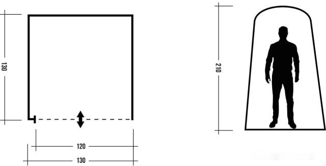 Палатка TREK PLANET Aquatic (серый) Палатка TREK PLANET Aquatic (серый)