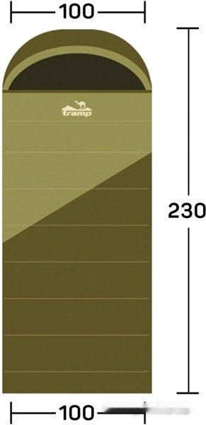 Спальный мешок Tramp Kingwood Long TRS-053L (левая молния) Спальный мешок Tramp Kingwood Long TRS-053L (левая молния)