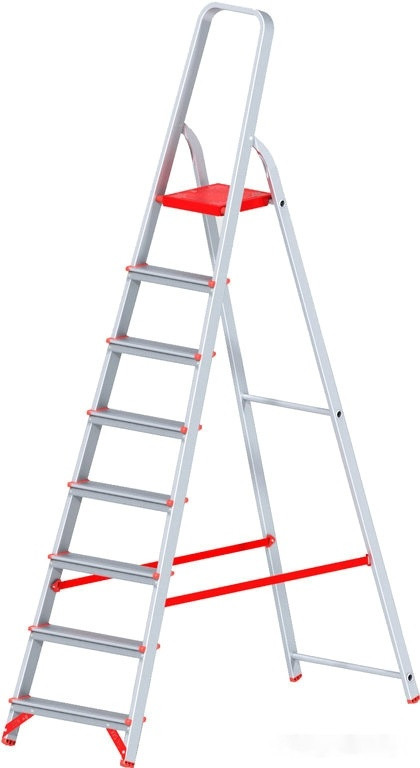 Лестница-стремянка Новая Высота NV 311 алюминиевая профессиональная 8 ступеней