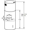 Вытяжка Maunfeld Ford 39 Isla Sensor (нержавеющая сталь)