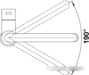 Смеситель Blanco Candor-S 523121 (нержавеющая сталь) Смеситель Blanco Candor-S 523121 (нержавеющая сталь)