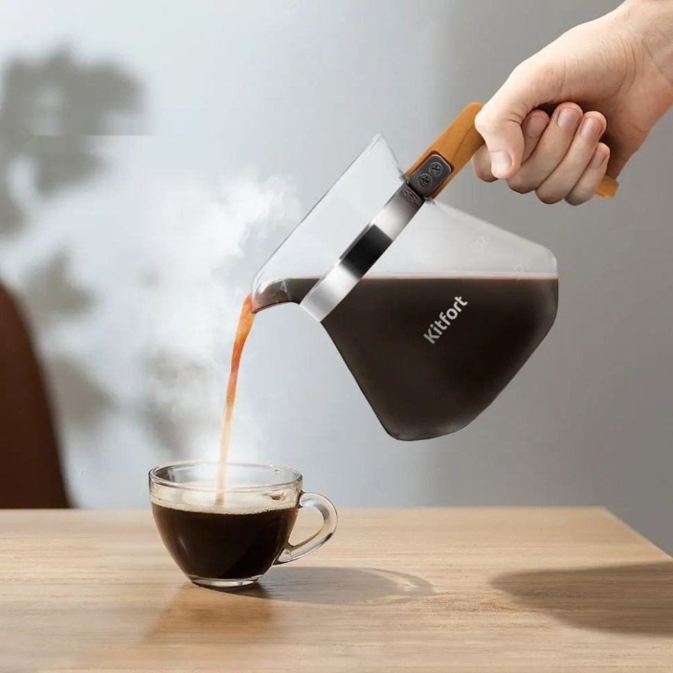 Пуровер-кофеварка Kitfort KT-7574 Пуровер-кофеварка Kitfort KT-7574