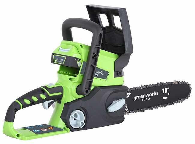 Электропила цепная Greenworks G40CS30II 40В (2007807) Электропила цепная Greenworks G40CS30II 40В (2007807)