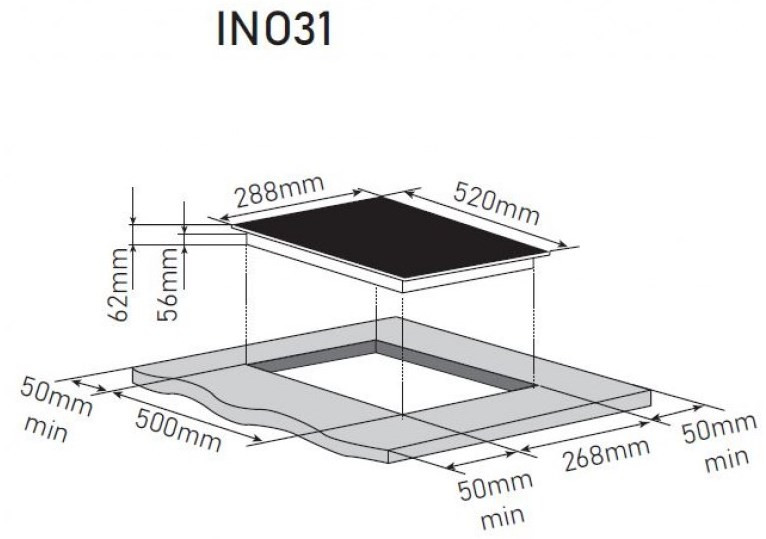 Варочная панель Zorg INO31 white Варочная панель Zorg INO31 white