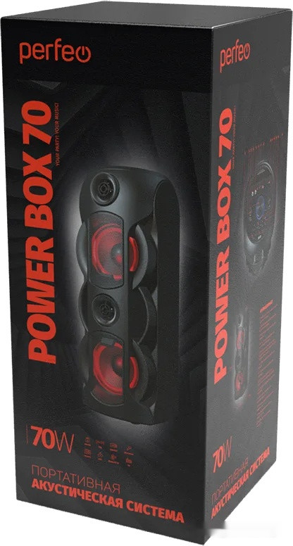 Колонка для вечеринок Perfeo Power Box 70 Колонка для вечеринок Perfeo Power Box 70