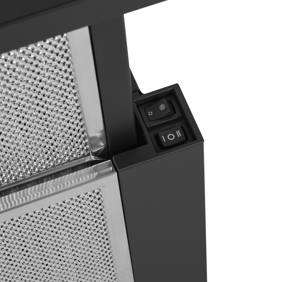 Вытяжка HOMSair Flat 60 Glass (черный) Вытяжка HOMSair Flat 60 Glass (черный)