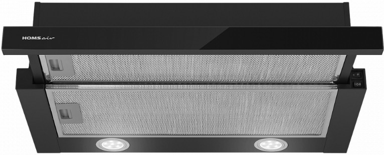 Вытяжка HOMSair Flat 60 Glass (черный) Вытяжка HOMSair Flat 60 Glass (черный)