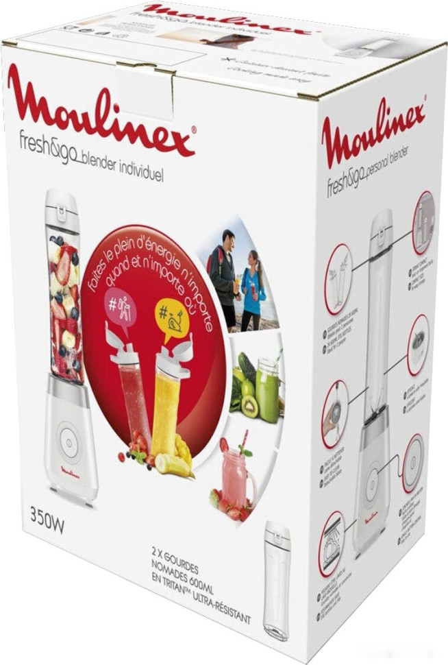 Блендер Moulinex Fresh&Go LM1KJ110 Блендер Moulinex Fresh&Go LM1KJ110