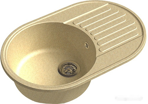 Кухонная мойка GranFest QUARZ Z-18 (бежевый) Кухонная мойка GranFest QUARZ Z-18 (бежевый)