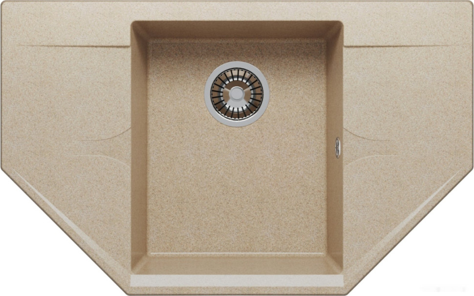 Кухонная мойка Polygran Riff-800 (песочный 302)