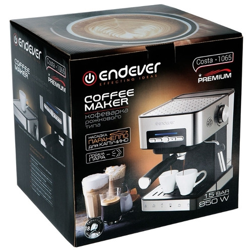 Кофеварка рожковая Endever Costa-1065 Кофеварка рожковая Endever Costa-1065
