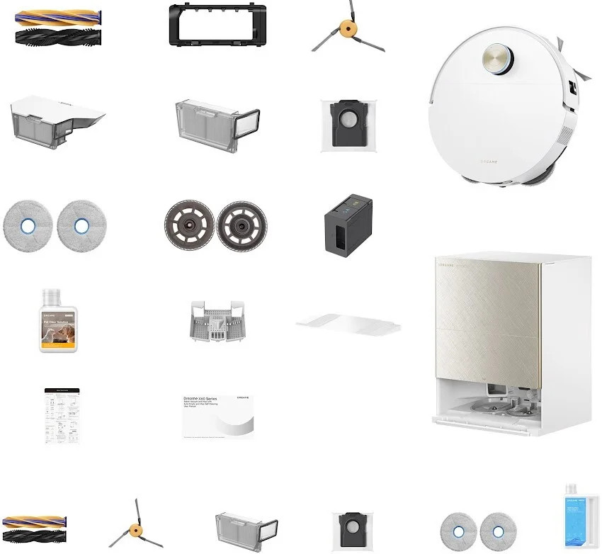 Робот-пылесос Dreame Robot Vacuum X60 Ultra Complete White RLX87DE (евровилка, белый)