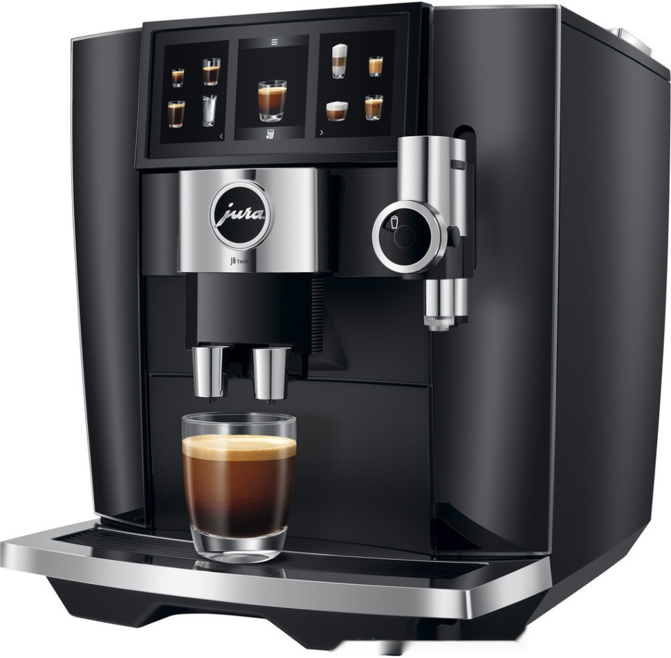 Кофемашина Jura J8 Twin Diamond Black EA 15561 Кофемашина Jura J8 Twin Diamond Black EA 15561