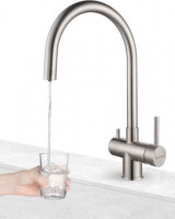 Смеситель Paulmark Heller He213218-SS (нержавеющая сталь)