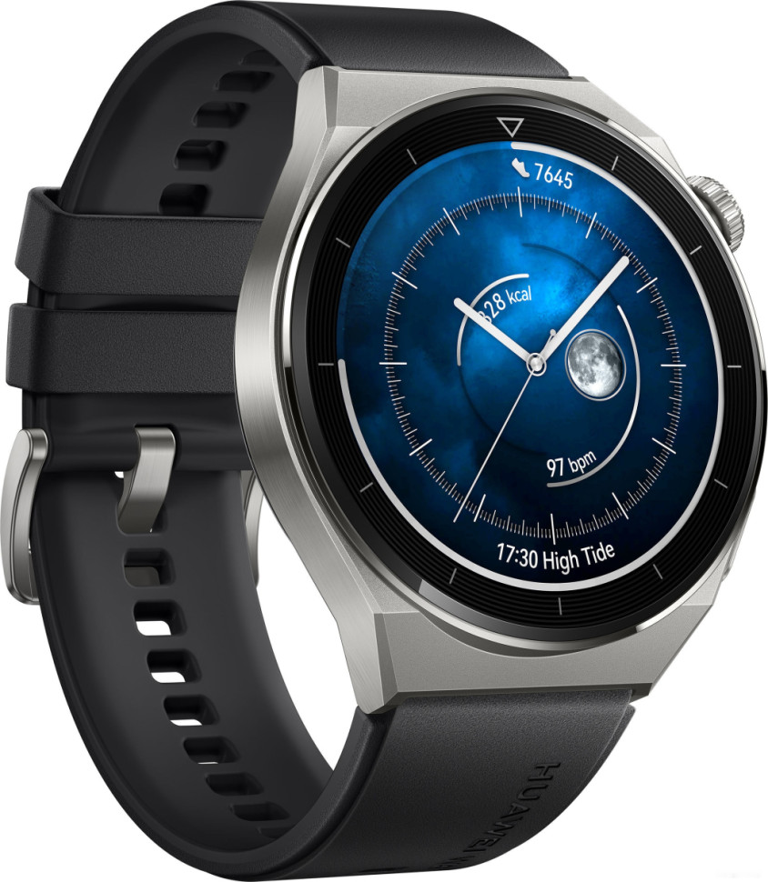 Умные часы Huawei Watch GT 3 Pro Titanium 46 мм (серый/черный) Умные часы Huawei Watch GT 3 Pro Titanium 46 мм (серый/черный)